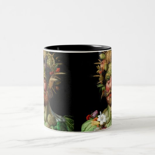 Giuseppe Arcimboldo - Vertumnus Zweifarbige Tasse (Mittel)