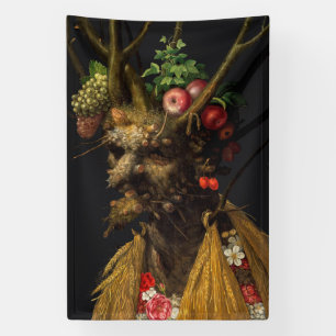Giuseppe Arcimboldo - Vier Jahreszeiten in einem K Banner