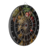 Giuseppe Arcimboldo - Vier Jahreszeiten in einem K Dartscheibe (Vorderseite Links)