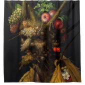 Giuseppe Arcimboldo - Vier Jahreszeiten in einem K Duschvorhang (Vorderseite)