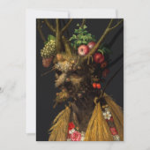 Giuseppe Arcimboldo - Vier Jahreszeiten in einem K Einladung (Vorderseite)