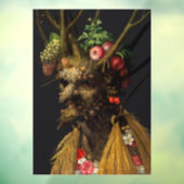 Giuseppe Arcimboldo - Vier Jahreszeiten in einem K Fensteraufkleber (Blatt 3)