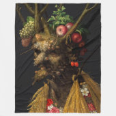 Giuseppe Arcimboldo - Vier Jahreszeiten in einem K Fleecedecke (Vorderseite)
