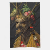 Giuseppe Arcimboldo - Vier Jahreszeiten in einem K Geschirrtuch (Vertikal)