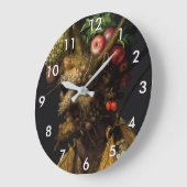 Giuseppe Arcimboldo - Vier Jahreszeiten in einem K Große Wanduhr (Winkel)