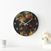 Giuseppe Arcimboldo - Vier Jahreszeiten in einem K Große Wanduhr (Zuhause)