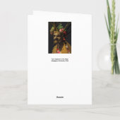 Giuseppe Arcimboldo - Vier Jahreszeiten in einem K Karte (Rückseite)