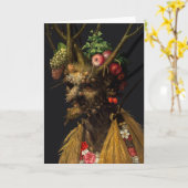 Giuseppe Arcimboldo - Vier Jahreszeiten in einem K Karte (Gelbe Blume)