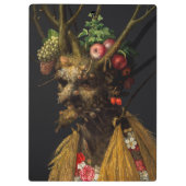 Giuseppe Arcimboldo - Vier Jahreszeiten in einem K Klemmbrett (Rückseite)