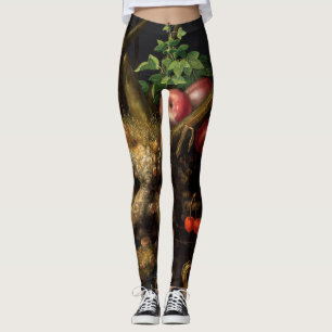 Giuseppe Arcimboldo - Vier Jahreszeiten in einem K Leggings