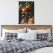 Giuseppe Arcimboldo - Vier Jahreszeiten in einem K Leinwanddruck (Insitu (Schlafzimmer))