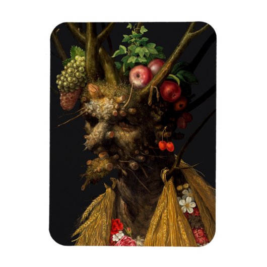 Giuseppe Arcimboldo - Vier Jahreszeiten in einem K Magnet (Vertikal)