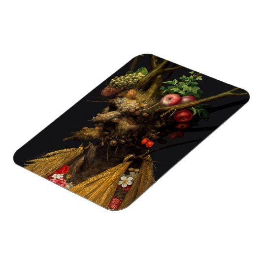 Giuseppe Arcimboldo - Vier Jahreszeiten in einem K Magnet (Linke Seite)