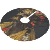 Giuseppe Arcimboldo - Vier Jahreszeiten in einem K Polyester Weihnachtsbaumdecke (Schrägansicht)