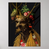 Giuseppe Arcimboldo - Vier Jahreszeiten in einem K Poster (Vorne)