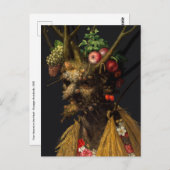 Giuseppe Arcimboldo - Vier Jahreszeiten in einem K Postkarte (Vorne/Hinten)
