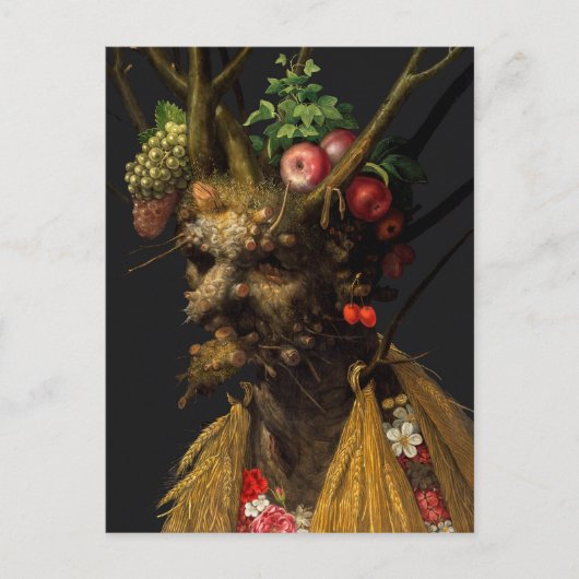 Giuseppe Arcimboldo - Vier Jahreszeiten in einem K Postkarte (Vorderseite)