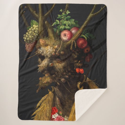 Giuseppe Arcimboldo - Vier Jahreszeiten in einem K Sherpadecke (Vorderseite)