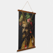 Giuseppe Arcimboldo - Vier Jahreszeiten in einem K Wandteppich Mit Holzrahmen (Gewinkelt)