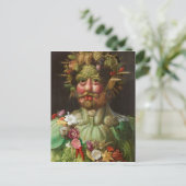 Giuseppe Arcimboldo's Vertumnus (1590) Postkarte (Stehend Vorderseite)