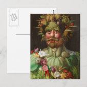 Giuseppe Arcimboldo's Vertumnus (1590) Postkarte (Vorne/Hinten)