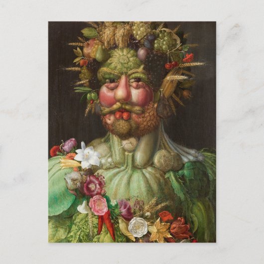 Giuseppe Arcimboldo's Vertumnus (1590) Postkarte (Vorderseite)