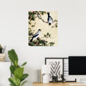 Giuseppe Castiglione - Cherry Blossoms Kunst Poster (Heimbüro)