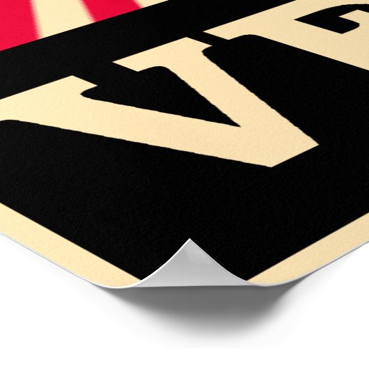 Giuseppe Fortunino Francesco Verdi Poster (Ecke)