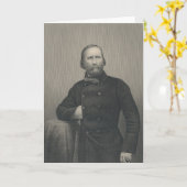 Giuseppe Garibaldi, graviert durch D.J Pfund Karte (Gelbe Blume)