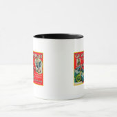 Giuseppe Garibaldi Macaroni Label Tasse (Zentrum)