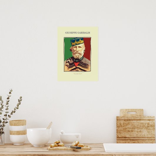 Giuseppe Garibaldi Poster (Küche)