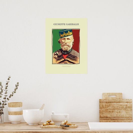 Giuseppe Garibaldi Poster (Küche)