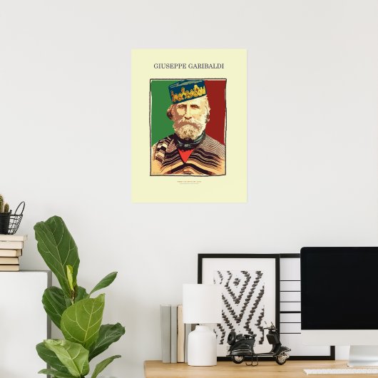 Giuseppe Garibaldi Poster (Heimbüro)