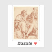 Giuseppe Maria Crespi - Saint Paul Aufkleber (Blatt)