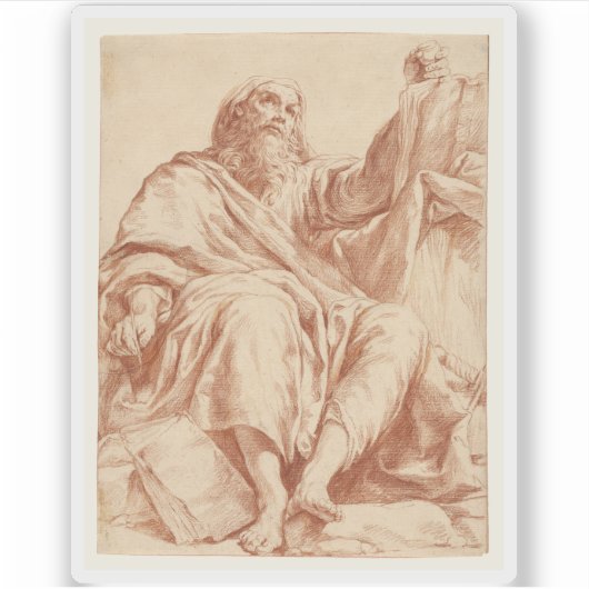 Giuseppe Maria Crespi - Saint Paul Aufkleber (Vorderseite)