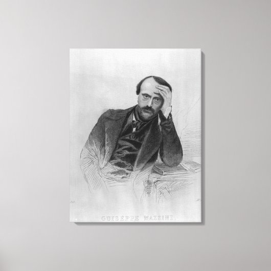 Giuseppe Mazzini Leinwanddruck (Vorderseite)