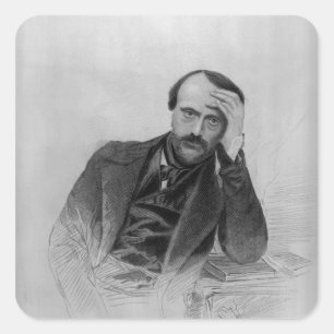 Giuseppe Mazzini Quadratischer Aufkleber