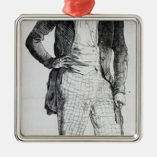 Giuseppe Mazzini Silbernes Ornament (Vorne)