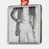 Giuseppe Mazzini Silbernes Ornament (Links)