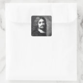 Giuseppe Ribera Quadratischer Aufkleber (Tasche)