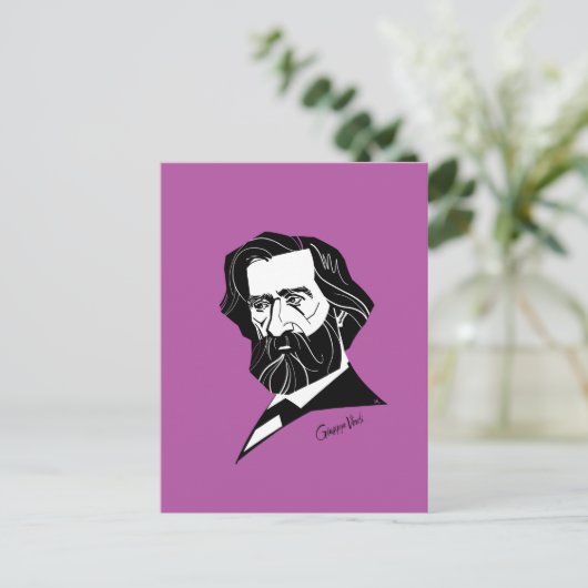 Giuseppe Verd Postkarte (Stehend Vorderseite)