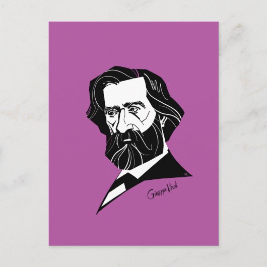 Giuseppe Verd Postkarte (Vorderseite)