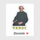 Giuseppe Verdi Aufkleber (Blatt)