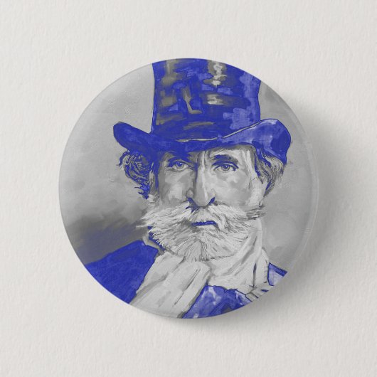 Giuseppe Verdi Button (Vorderseite)