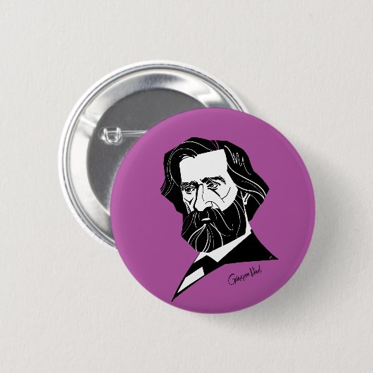 Giuseppe Verdi Button (Vorne & Hinten)