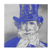 Giuseppe Verdi Fliese (Vorderseite)
