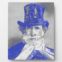 Giuseppe Verdi Fotoplatte