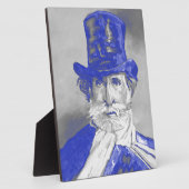 Giuseppe Verdi Fotoplatte (Seite)