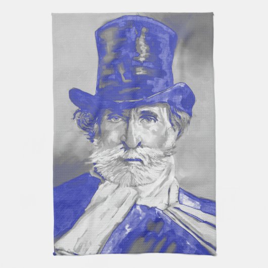 Giuseppe Verdi Geschirrtuch (Vertikal)