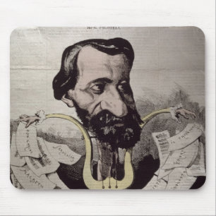 Giuseppe Verdi, Karikatur, 1860's Mousepad